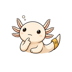 Apt the axolotl, thinking